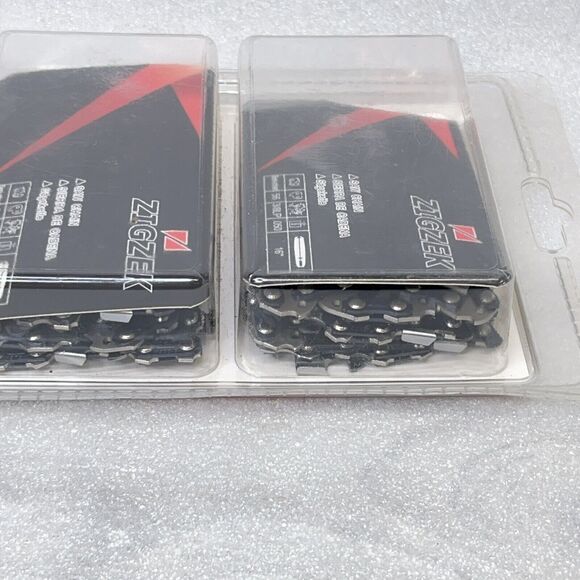 ZIGZEK 16 Inch Chainsaw Chains 3 Pack 3/8" LP .050" Gauge 56 Drive Links NEW - Picture 5 of 6